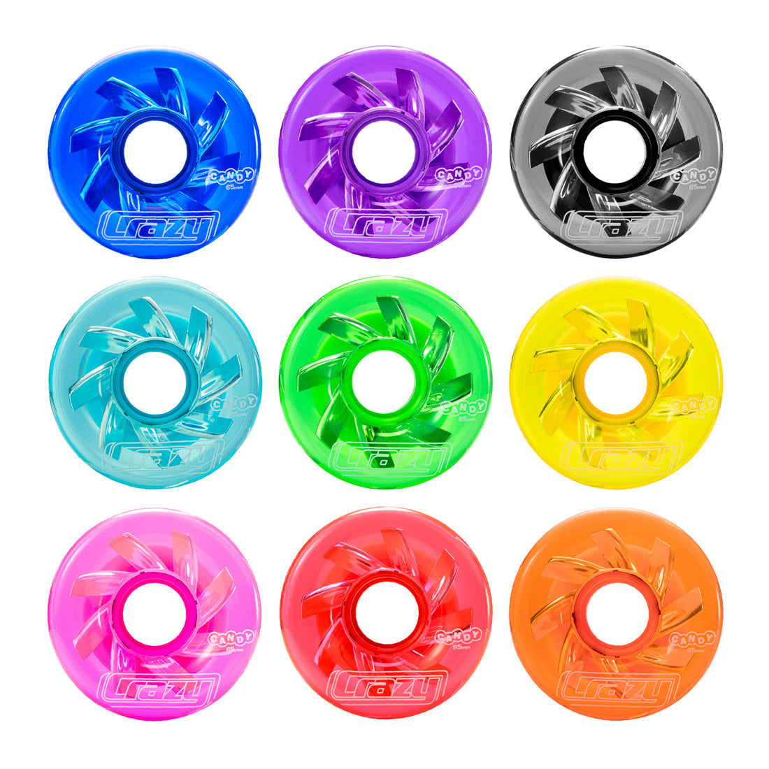 Crazy Wheel Candy 65mm 78a Wheels 4pk