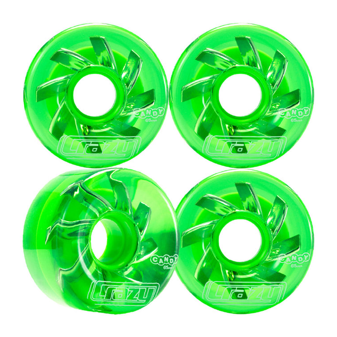 Crazy Wheel Candy 65mm 78a Wheels 4pk