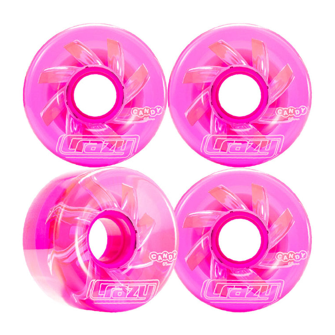 Crazy Wheel Candy 65mm 78a Wheels 4pk