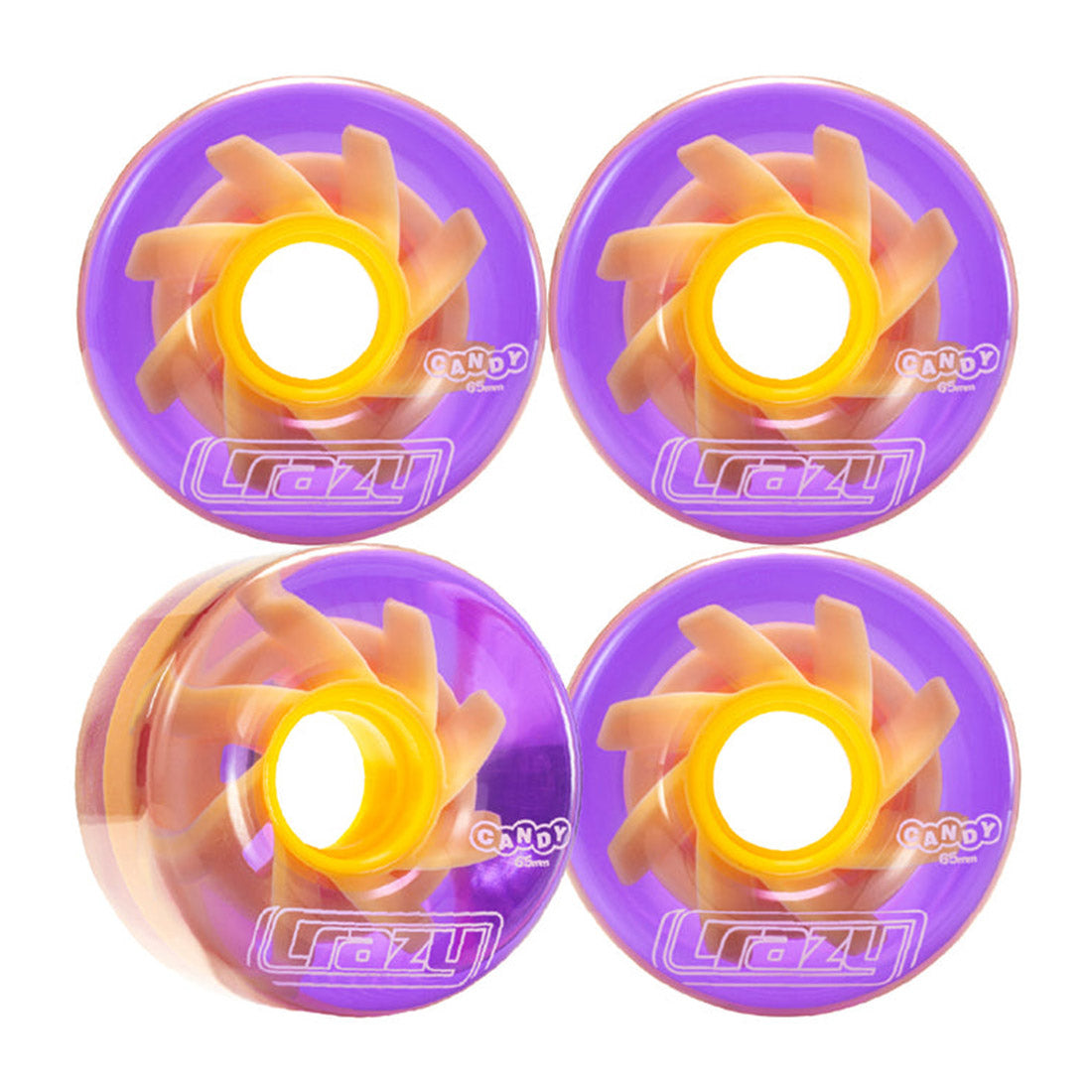 Crazy Wheel Candy 65mm 78a Wheels 4pk