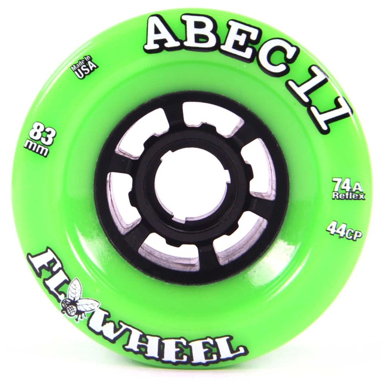 ABEC 11 Flywheel 83mm 74A Green 4 Pack - Skate Society ABEC 11 Flywheel 83mm 74A Green 4 Pack - Skate Society