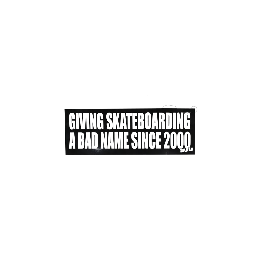 Baker Bad Name Bumper Sticker
