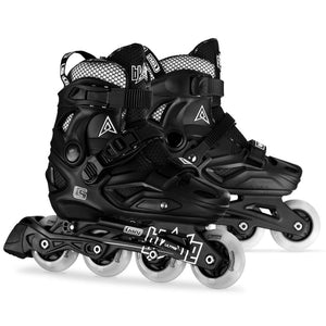 Crazy Inline Skate Blade Size Adjustable Black-Ultra