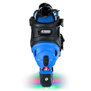 Crazy Inline Skate Blade Size Adjustable Blue-Ultra
