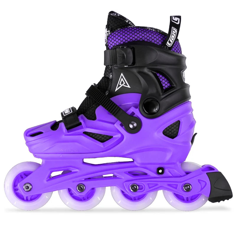 Crazy Inline Skate Blade Size Adjustable Black-Purple