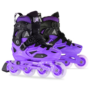 Crazy Inline Skate Blade Size Adjustable Black-Purple