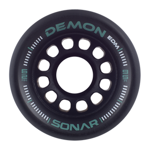 Sonar Demon Wheels Black 62mm 95A 4 Pack