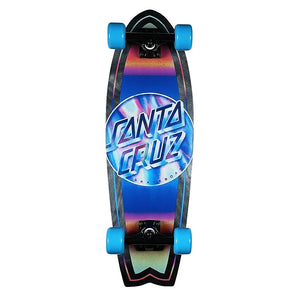 Santa Cruz Skateboard Iridescent Dot Shark Cruzer 27.7"