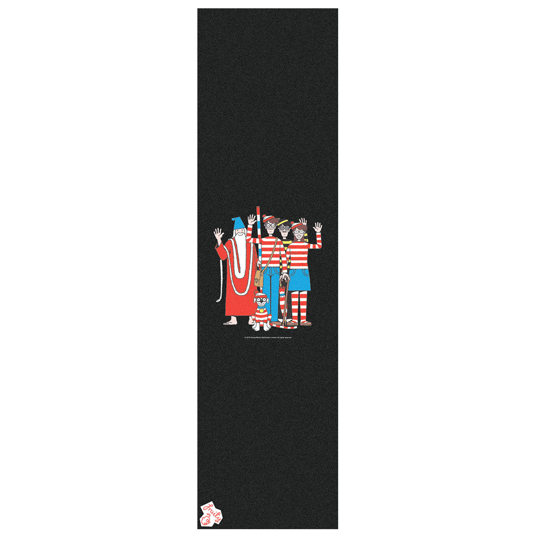 Where's Wally Group Shot Fruity Griptape 9" x 33"