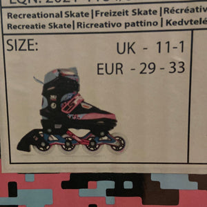 SFR Pixel Inline Skates Blue/Pink