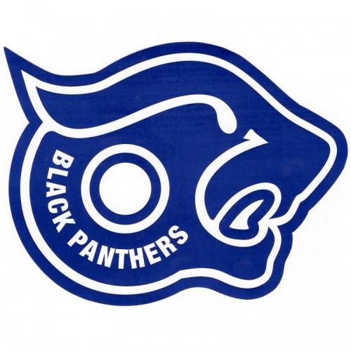 Black Panthers CE Large Sticker - Navy
