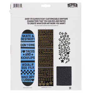 Pepper Grip Alphanumeric Grip Kit