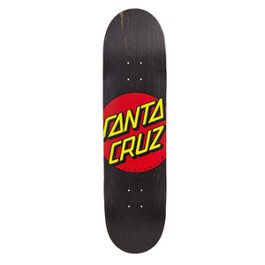 Santa Cruz Skateboard Deck Classic Dot 8.25" Black - Clearance