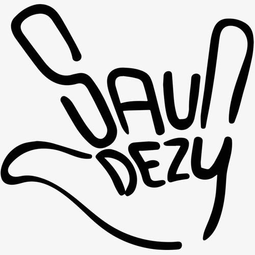 Saundezy Hand Sticker - Black/Clear
