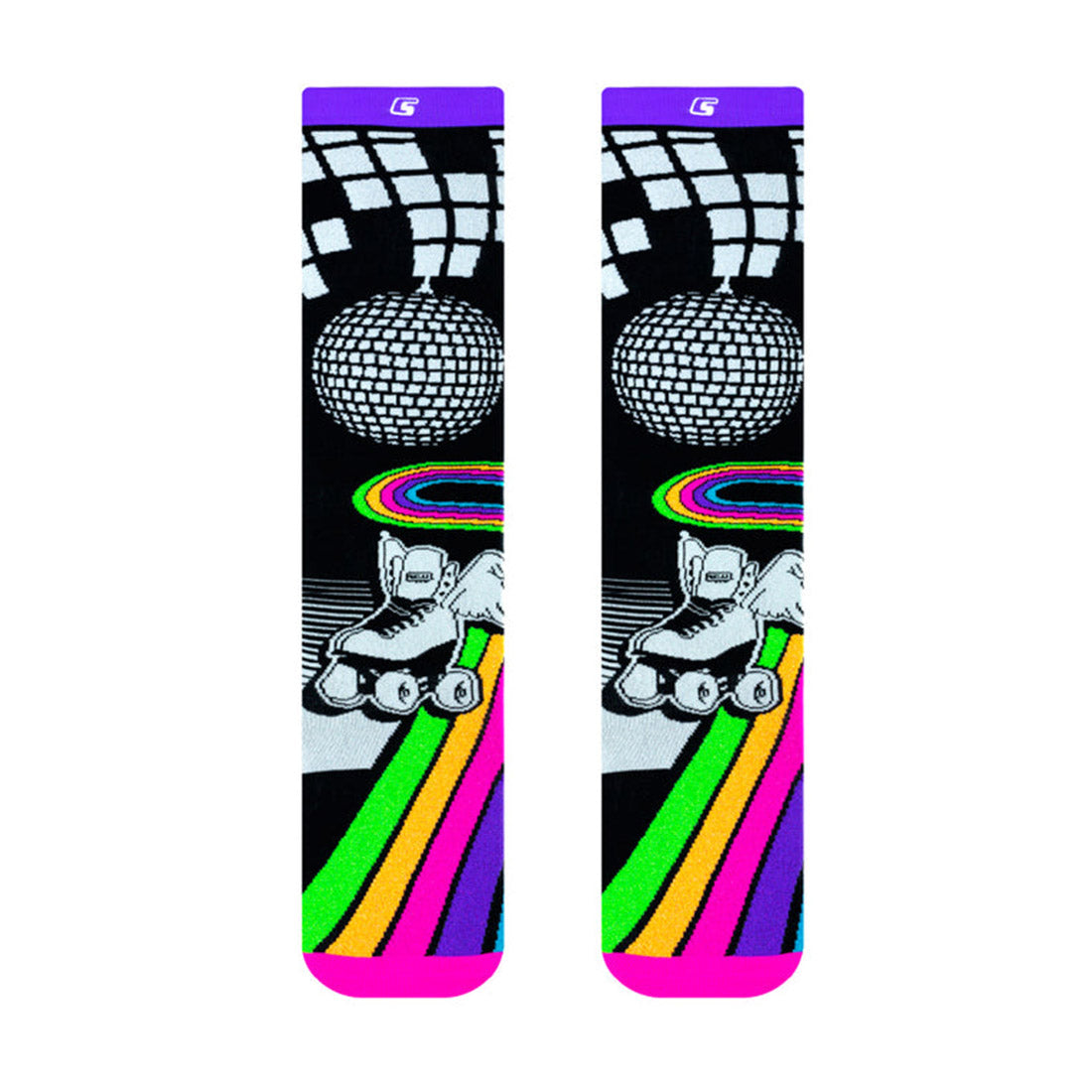Crazy Skates Disco Roller Socks