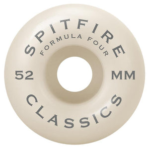 Spitfire F4 Classic Skateboard Wheels 52mm 99A