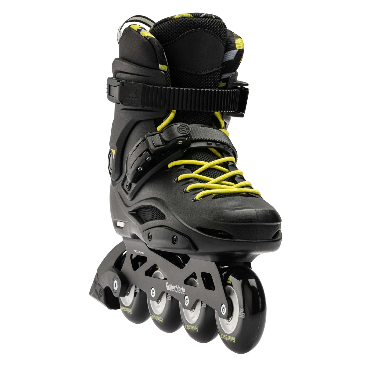 Rollerblade RB Cruiser Inline Skates - Black/Neon Yellow