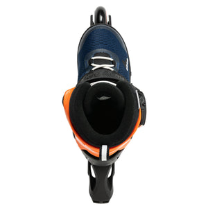 Rollerblade Microblade Adj Inline Skates Midnight Blue/Warm Orange