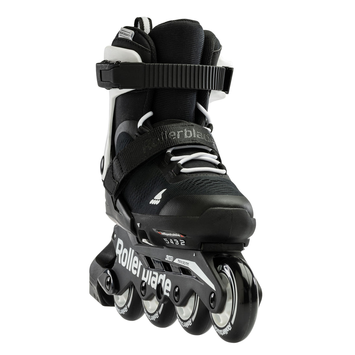 Rollerblade Microblade Adj Inline Skates Black/White