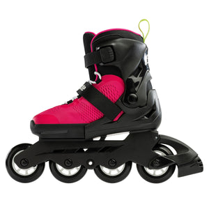 Rollerblade Microblade Adj Inline Skates Pink/Light Green