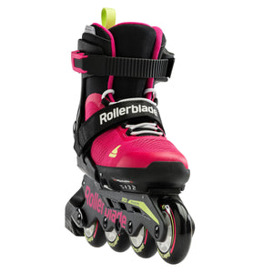 Rollerblade Microblade Adj Inline Skates Pink/Light Green