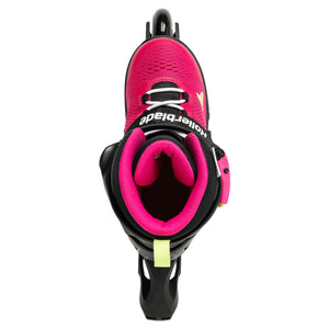 Rollerblade Microblade Adj Inline Skates Pink/Light Green