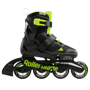 Rollerblade Microblade Adj Inline Skates Black/Green