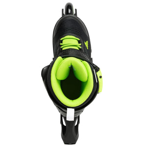 Rollerblade Microblade Adj Inline Skates Black/Green