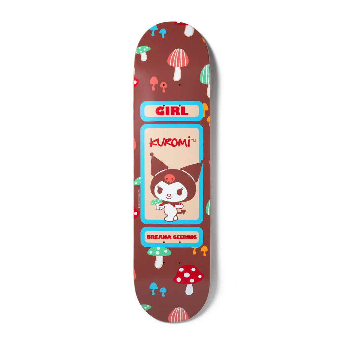 Girl x Sanrio Hello Kitty Friends Skateboard Deck Breana Geering 8.0