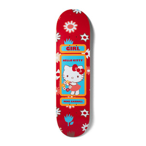Girl x Sanrio Hello Kitty Friends Skateboard Deck Mike Carroll 8.0"