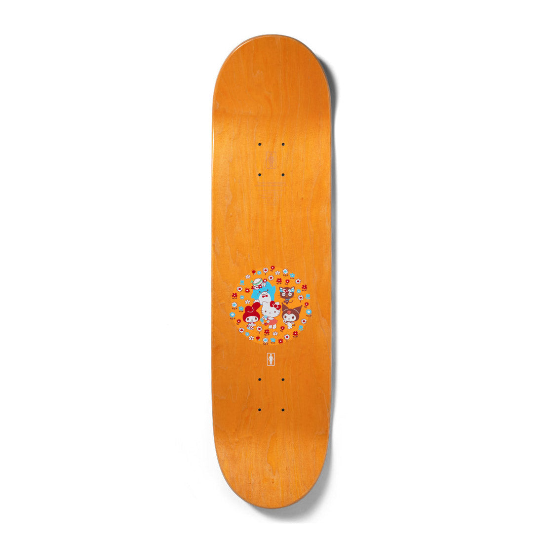 Girl x Sanrio Hello Kitty Friends Skateboard Deck Mike Carroll 8.0