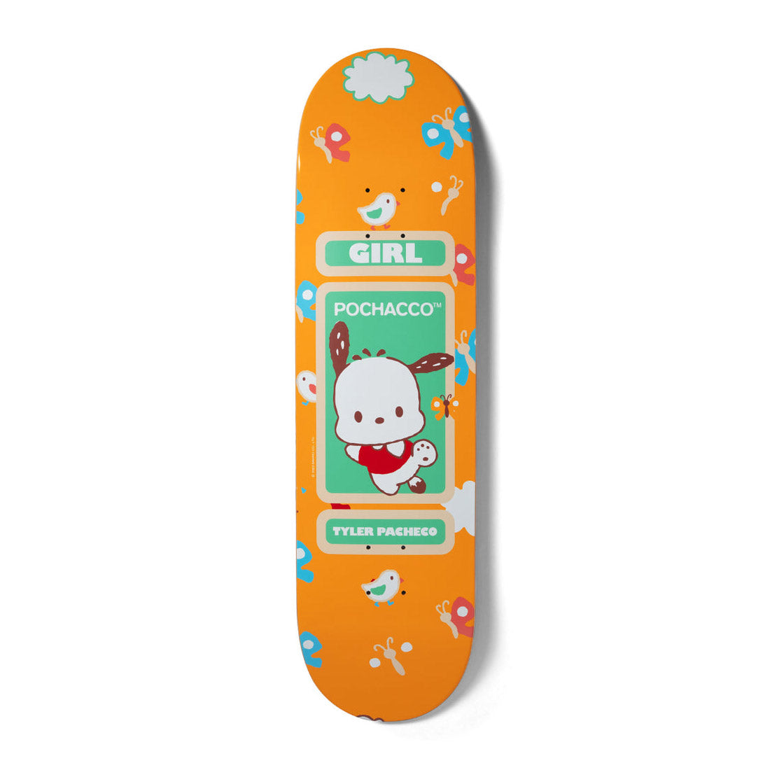 Girl x Sanrio Hello Kitty Friends Skateboard Deck Tyler Pacheco 8.0