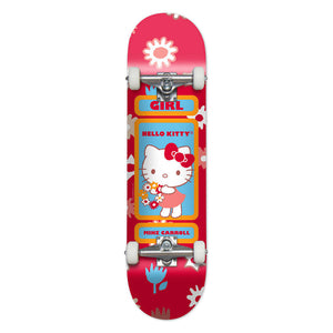 Girl x Sanrio Hello Kitty Friends Complete Skateboard Mike Carroll 7.75"