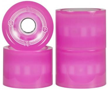 Powerslide Volten Pink LED LONGBOARD Wheels - Skatescool Australia