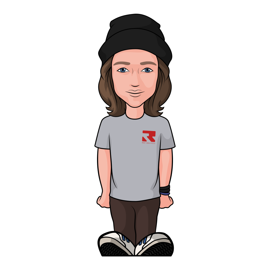 Figz Team Root Zeidon White Sticker Stickers