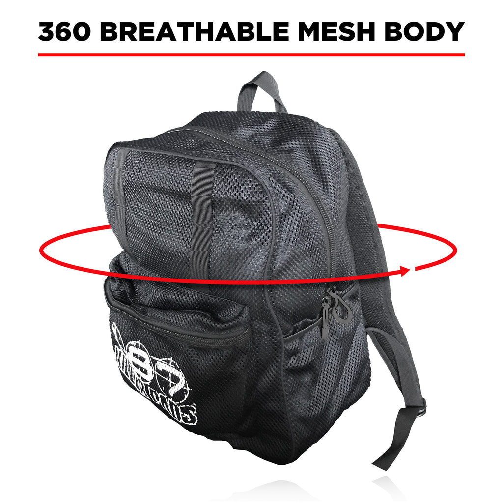 187 Mesh Backpack Black