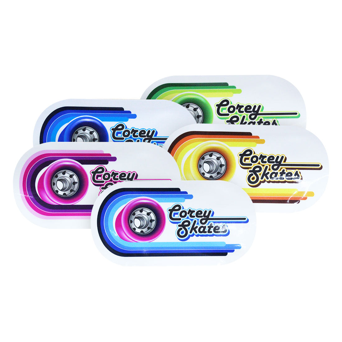 Corey Skates Medium Sticker - Assorted