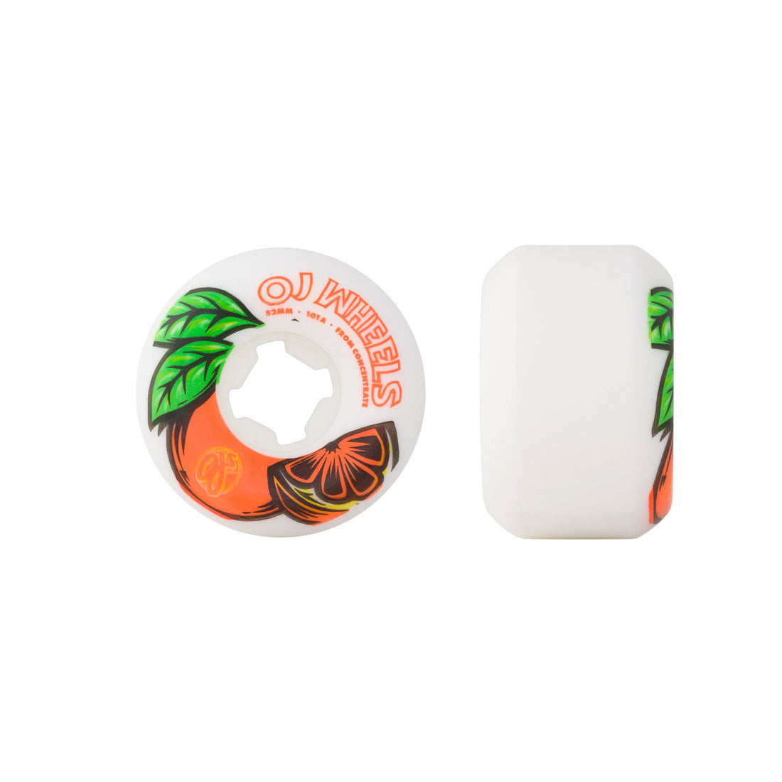 Orange Skateboard Wheels