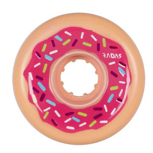 Radar Donut 62mm/78a Pink Sprinkle Wheels 4pk - Skatescool Australia