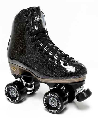 Suregrip Stardust Glitter Black Roller Skates - Skatescool Australia