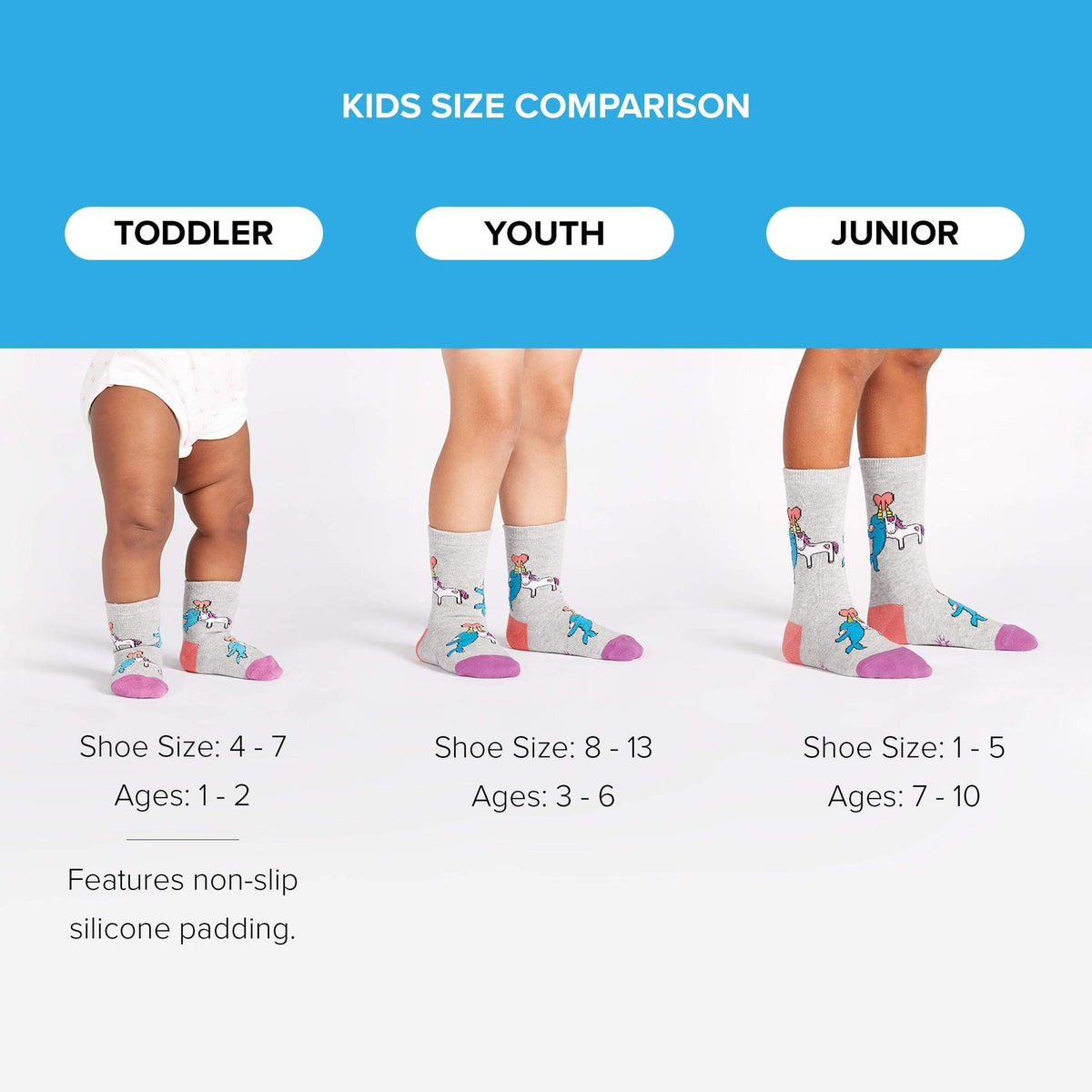 SOCK IT TO ME WITH BELLS ON! JUNIOR CREW SOCKS