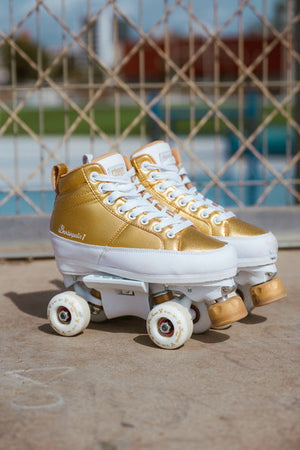 Chaya Kismet Barbiepatin Pro Roller Skates Gold