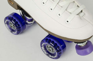 Suregrip Fame Outdoor Roller Skates White with Motion Wheels