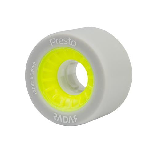 Radar Presto 62mm/38mm Wheels Pk4 - Skatescool Australia