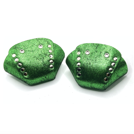 RollerStuff Toe Caps Glitter Green