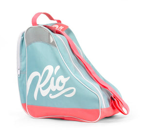 Rio Roller Script Skate Bag Teal/Coral
