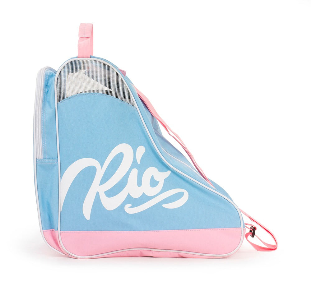 Rio Roller Script Skate Bag Blue/Pink