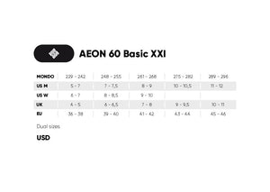 USD Aeon 60 Basic Aggressive Inline Skates