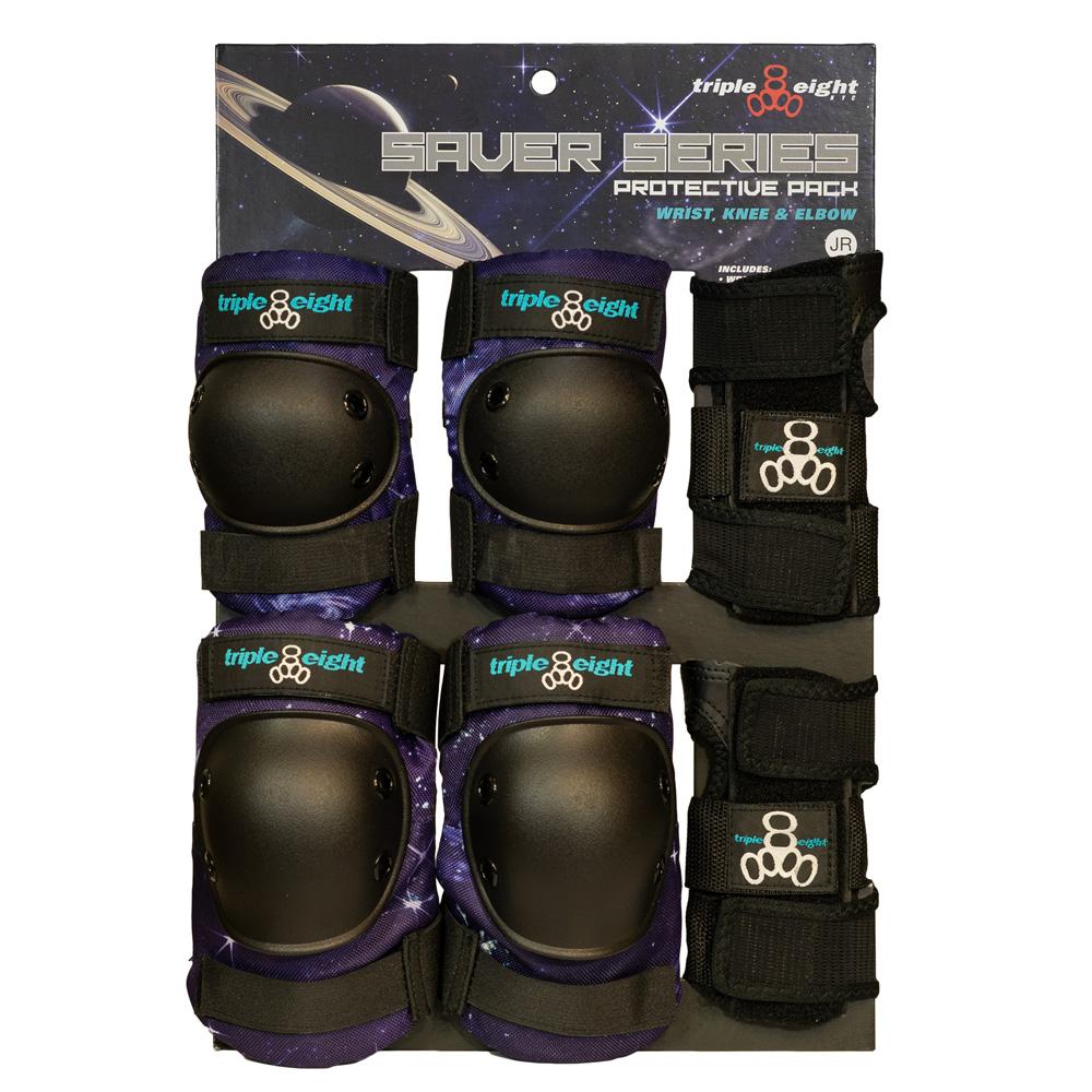 TRIPLE 8 TRIPACK JUNIOR GALAXY PURPLE - Skatescool Australia