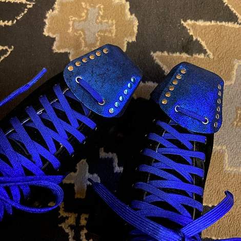 RollerStuff Toe Caps Glitter Royal Blue